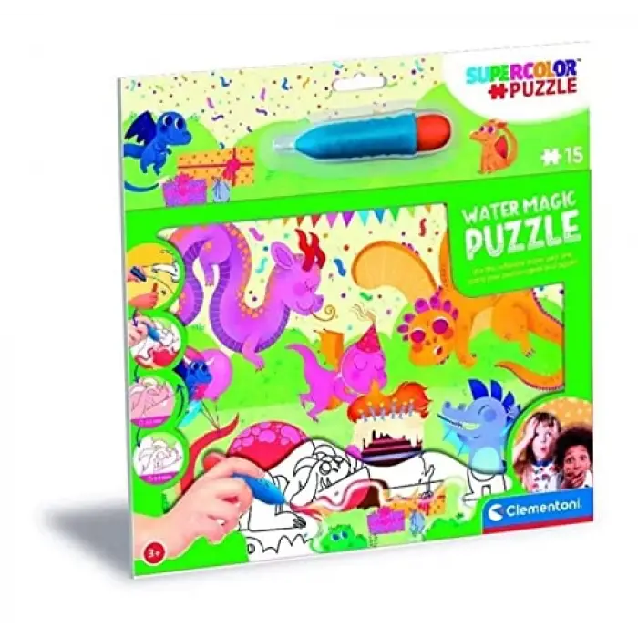 22245-15 Parça Water Magic Frame Puzzle - Baby Dragons