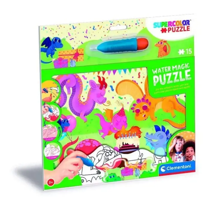 22245-15 Parça Water Magic Frame Puzzle, Baby Dragons