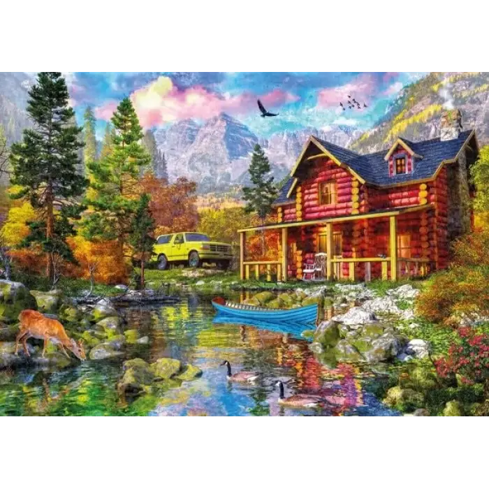 22513 Mountain Retreat 2000 Parça Puzzle -KS