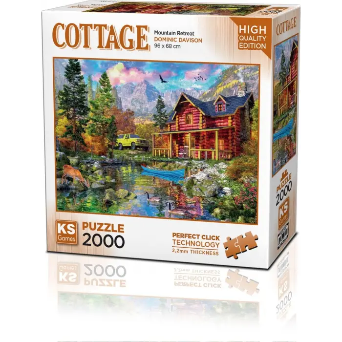 22513 Mountain Retreat 2000 Parça Puzzle -KS