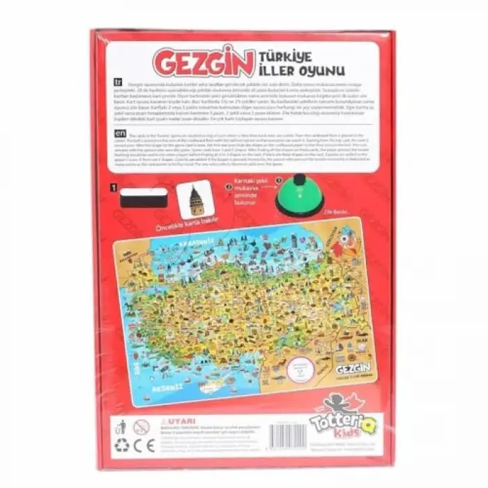 2290 Gezgin Türkiye İller Oyunu
