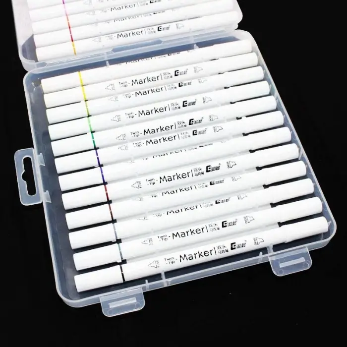 24 Adet Slim Marker Kalem Seti