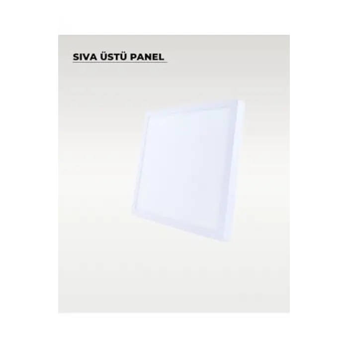 24W 3200K Sarı Işık Kare LED Panel, Sıva Üstü