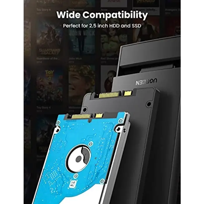 2.5 inch Sata USB 3.0 Hard Disk Kutusu, Siyah