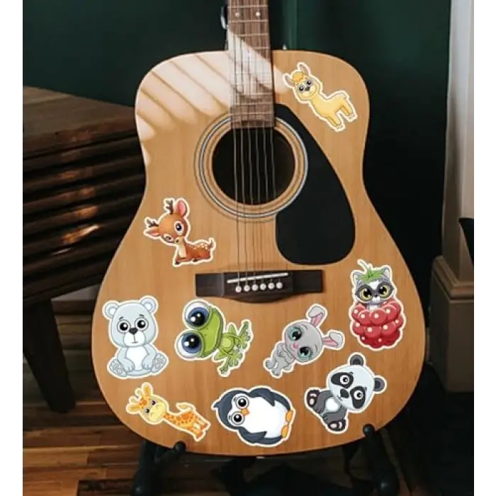 25li Su Geçirmez Opak Sticker Seri: 14