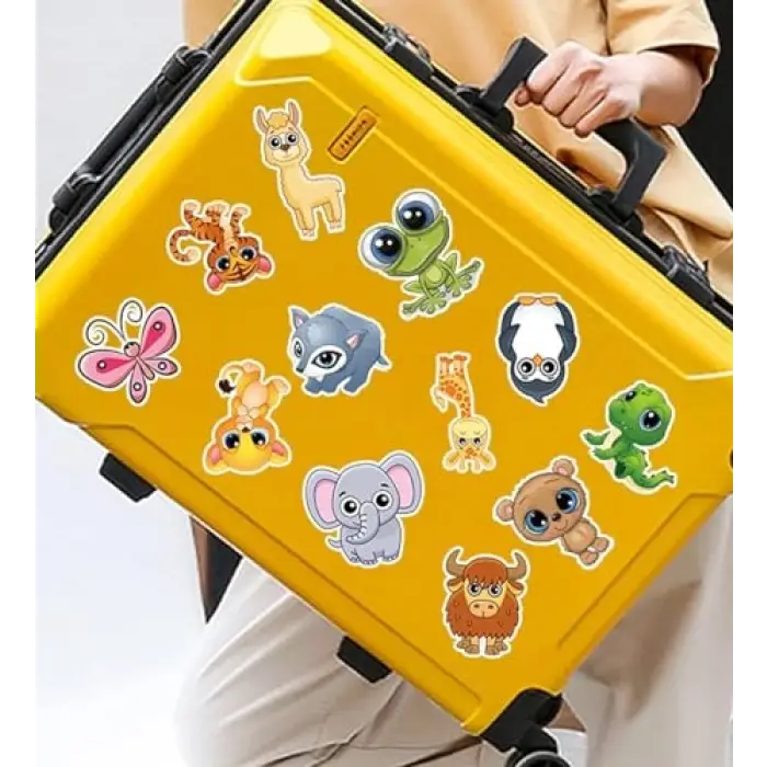 25li Su Geçirmez Opak Sticker Seri: 14