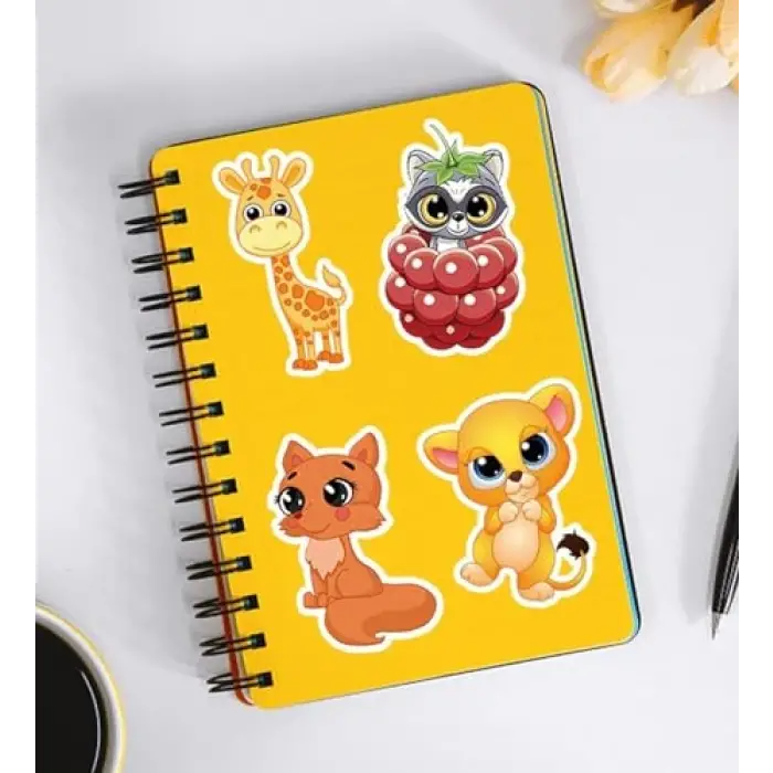 25li Su Geçirmez Opak Sticker Seri: 14