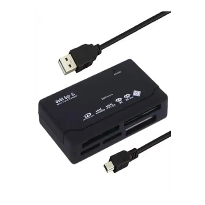 26 in 1 Çoklu Kart Okuyucu USB SD Sdhc Mini Micro SD Memory Stick Duo M2 Mmc XD CF
