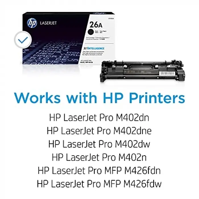 26A Black LaserJet Toner Cartridge