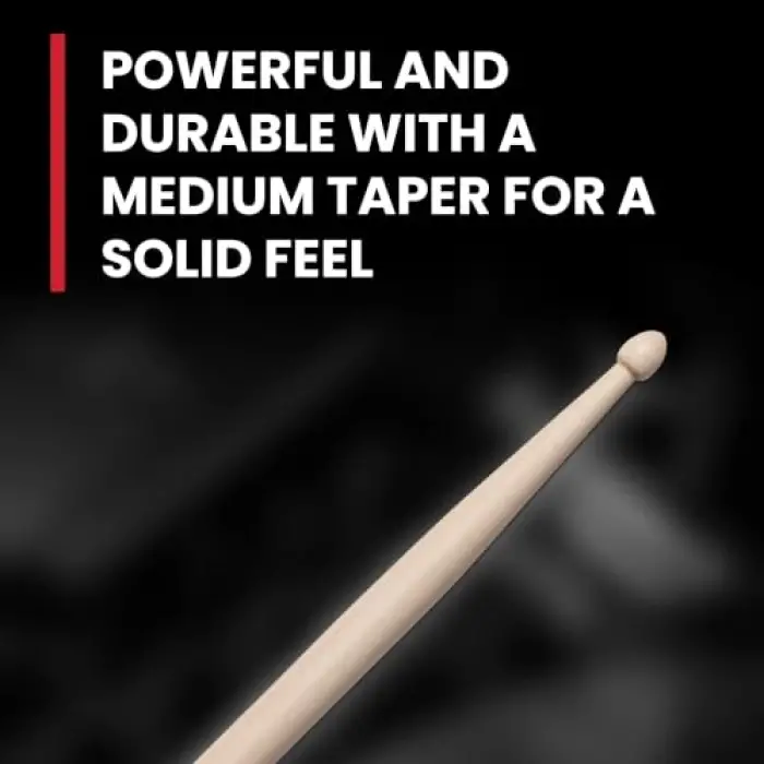 2B American Hickory Wood Tip Drumstick
