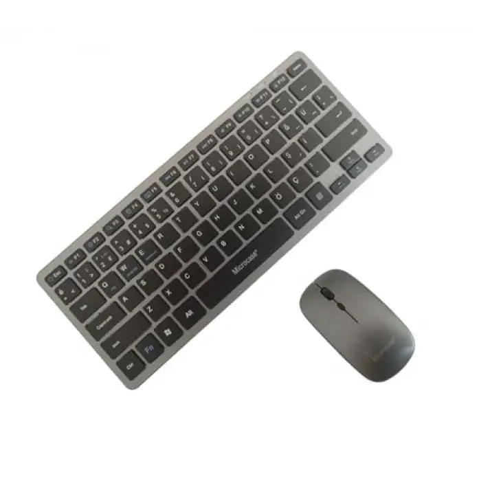 2in1 Kablosuz ve Bluetooth Türkçe Klavye Mouse Seti, Şarjlı - AL4285
