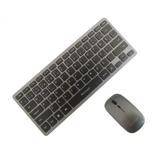 2in1 Kablosuz ve Bluetooth Türkçe Klavye Mouse Seti, Şarjlı - AL4285