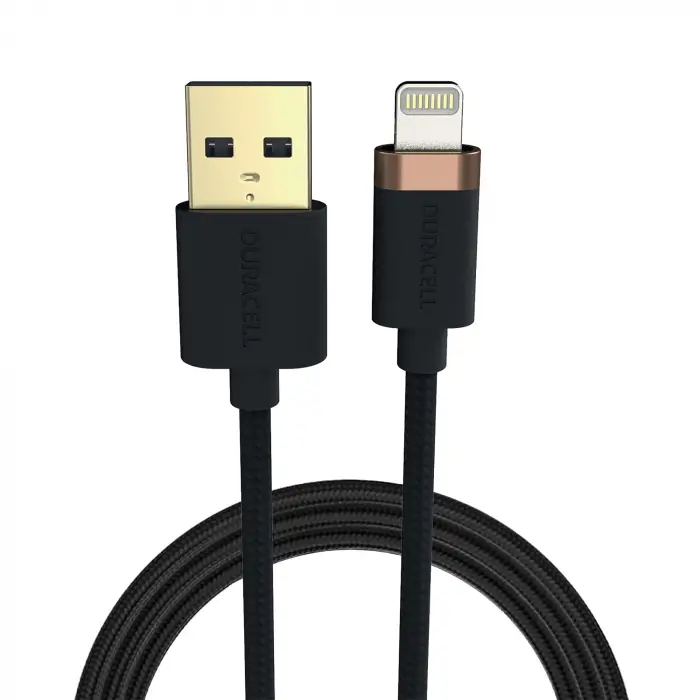 2m Lightning To Usb-A Örgülü Şarj Kablosu - Siyah