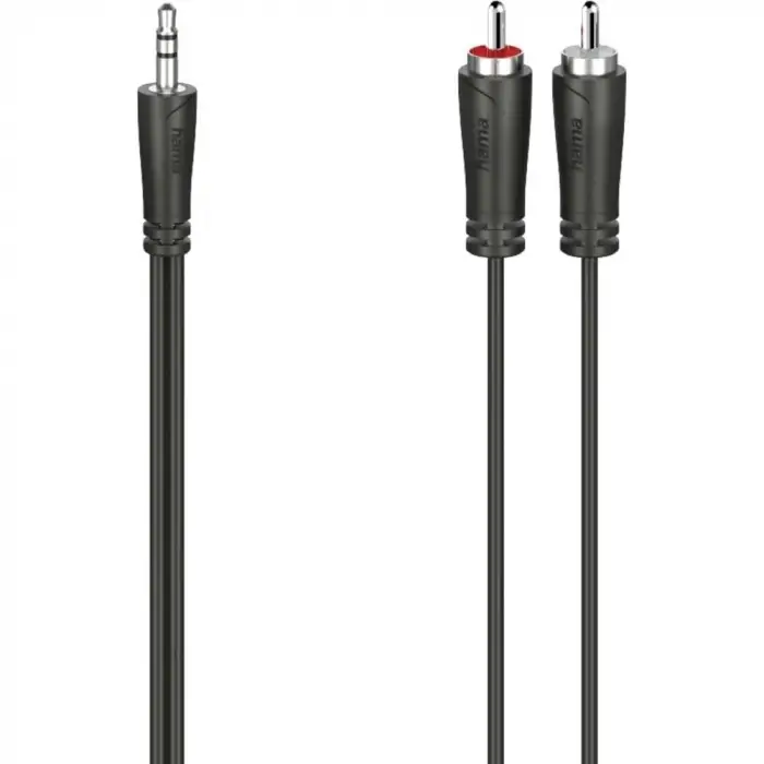 2RCA, Stereo Siyah 1.5m, 3.5 mm