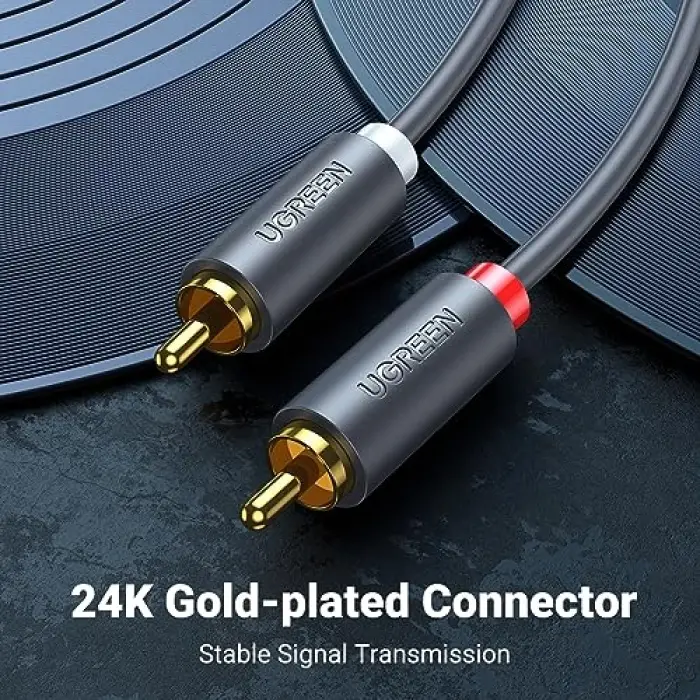 2RCA to 2RCA Ses Kablosu, 3 Metre