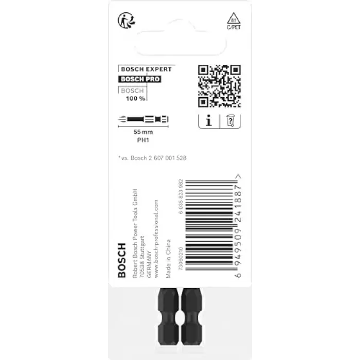 2x Pro Phillips Impact Uç, 120 x 50 mm, Professional Aksesuar Vidalama