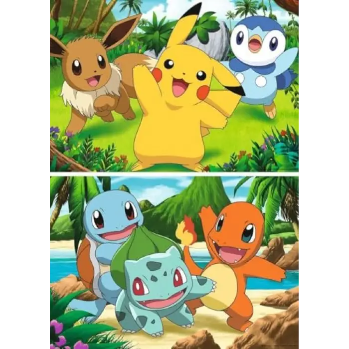 2x24 Parça Pokemon Puzzle