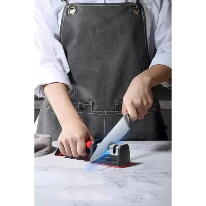 3 Açılı Elmas Bıçak Bileme Aleti, Ergonomik Saplı