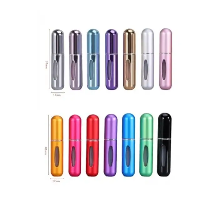 3 Adet Mini Doldurulabilir Seyahat Cep Parfüm Şişesi 5 Ml