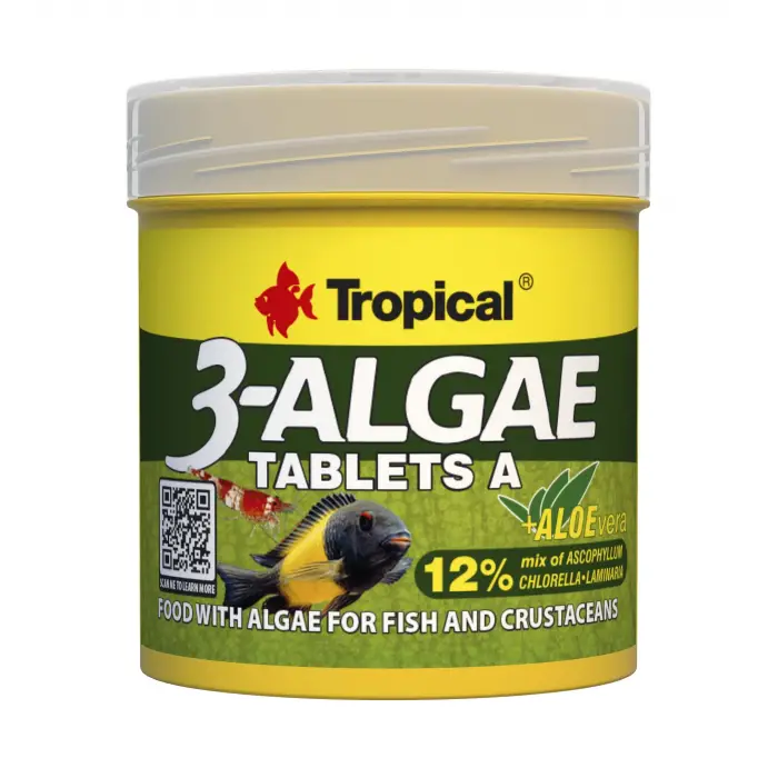 3 Algae Tablets A, 50 ml, 36 g, 80 Adet