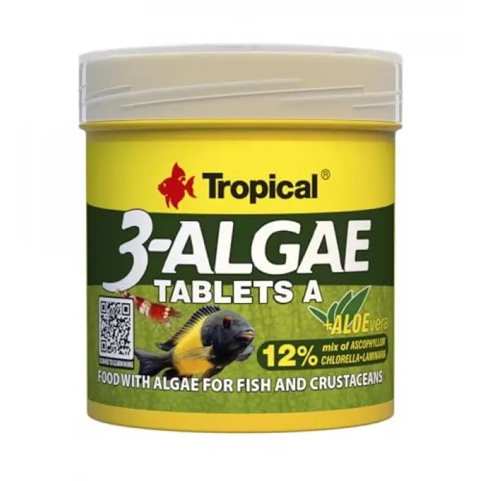 3 Algae Tablets A, 50 ml, 36 g, 80 Adet
