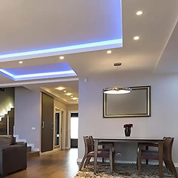 3 Çipli Şerit LED İç Mekan, Mavi, 5 m