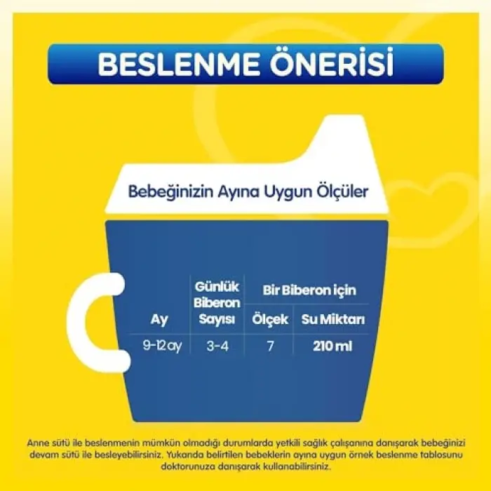 3 Devam Sütü 400 g 9-12 Ay