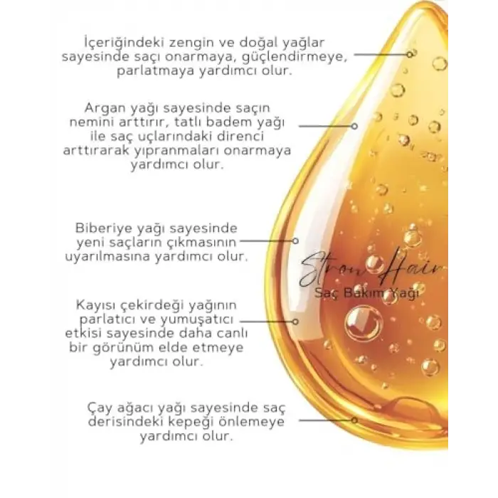 3 in 1 Saç Bakım Yağı 30 ml