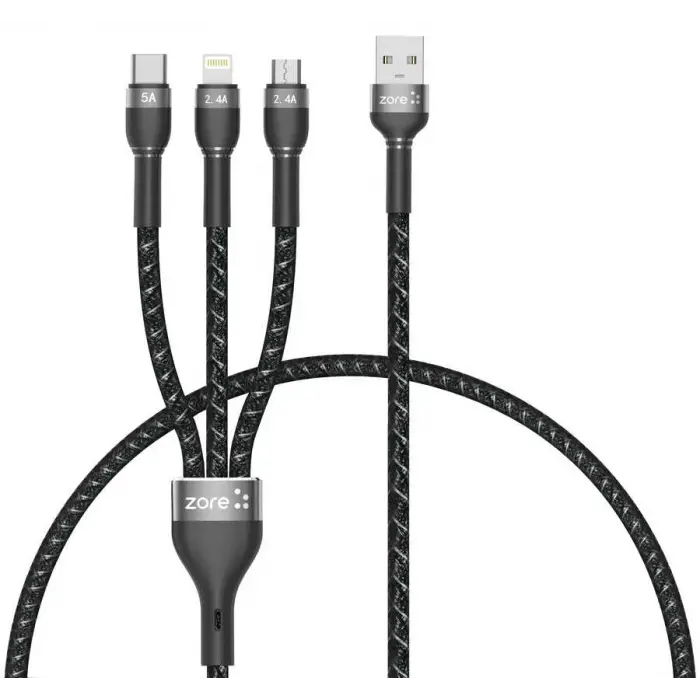3 in 1 USB kablosu, 30 cm