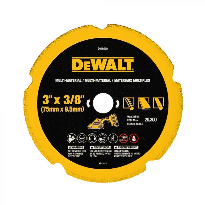 3 inç Elmas Çoklu Malzeme Bıçağı (DW8530)