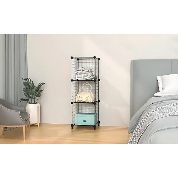 3 Küplü Dekoratif Tel Dolap