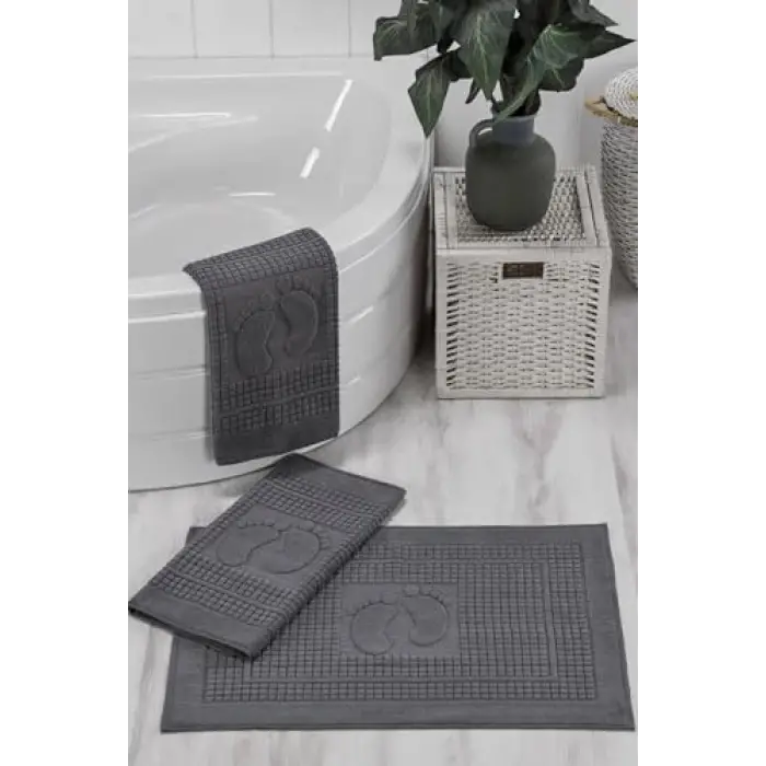 3 Lü Banyo Ayak Havlusu 50x70 cm Nice
