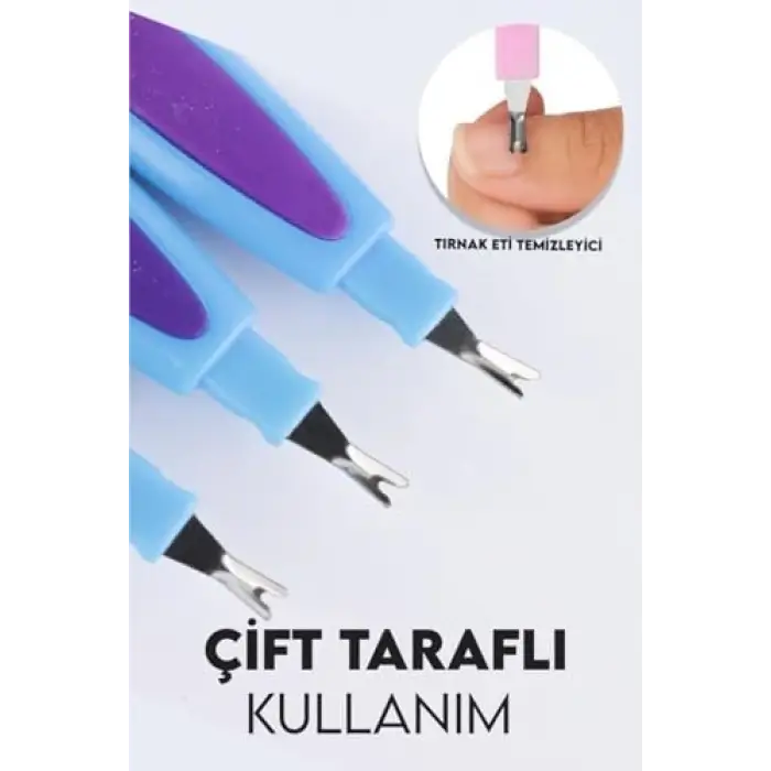 3lü Et İticili Törpü Mavi Renk Mavi