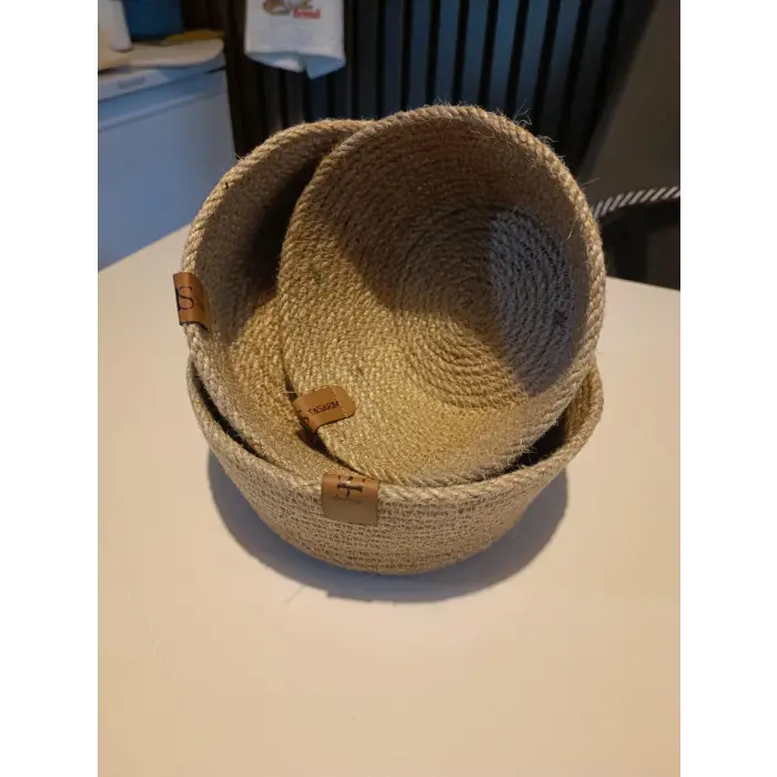 3lü jüt Midi Sepet Seti