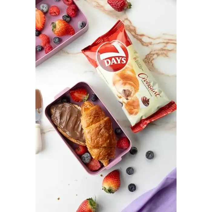 3lü paket kakaolu kruvasan, 60 g