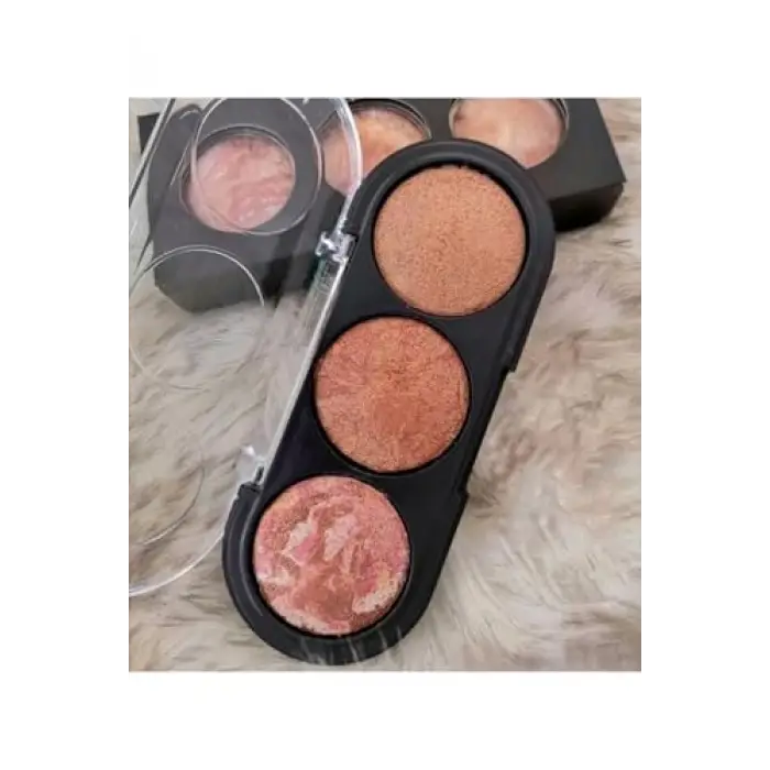 3lü Rose terrakota makyaj paleti