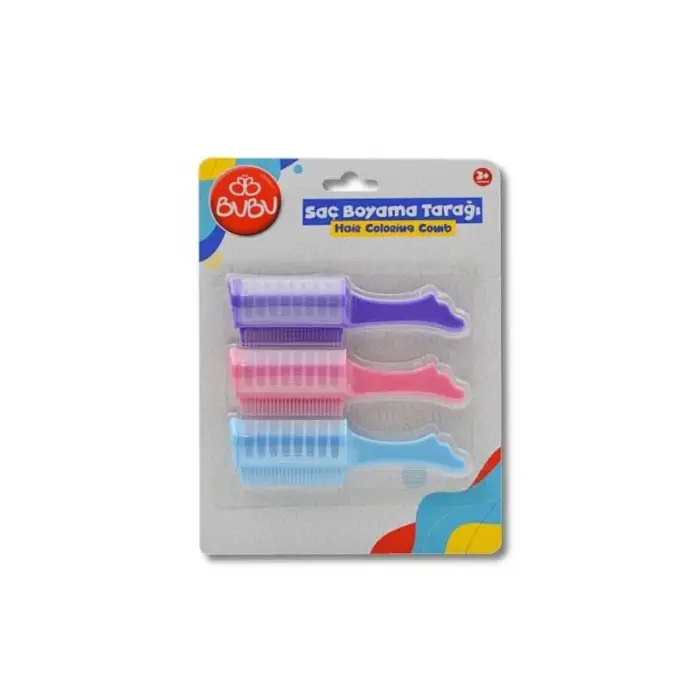 3lü Saç Boyama Tarağı