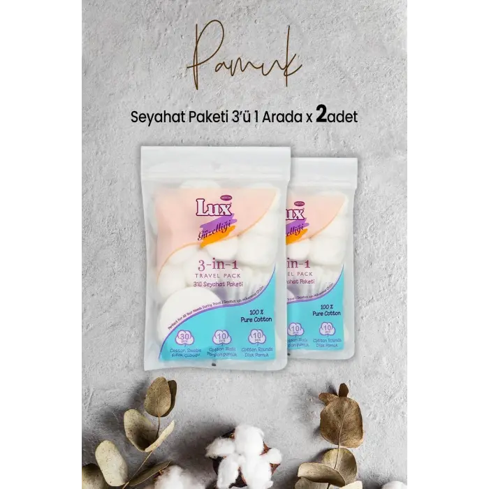 3 lü Seyahat Paketi x 2 Adet