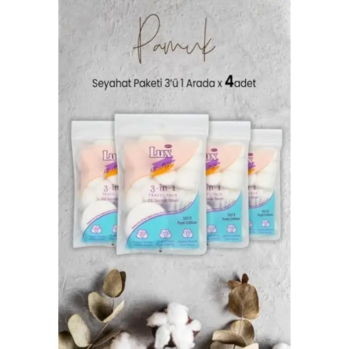 3 lü Seyahat Paketi x 4 Adet