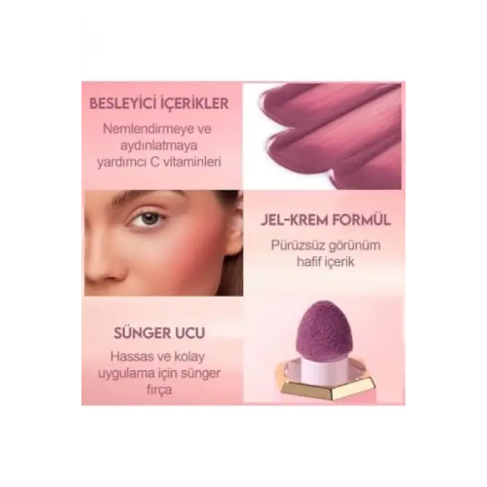 3lü Sıvı Krem Allık Seti - Lip and Cheek