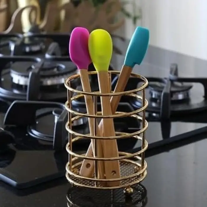 3lü Spatula Seti,Ahşap Saplı Silikon Spatula Seti