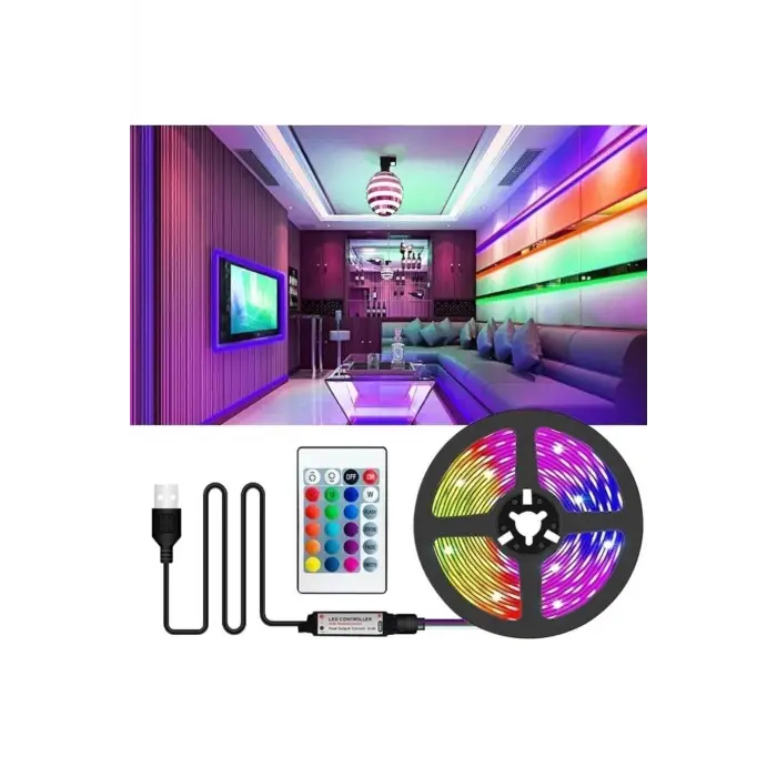 3 Metre USB TV LED RGB, CT-4566