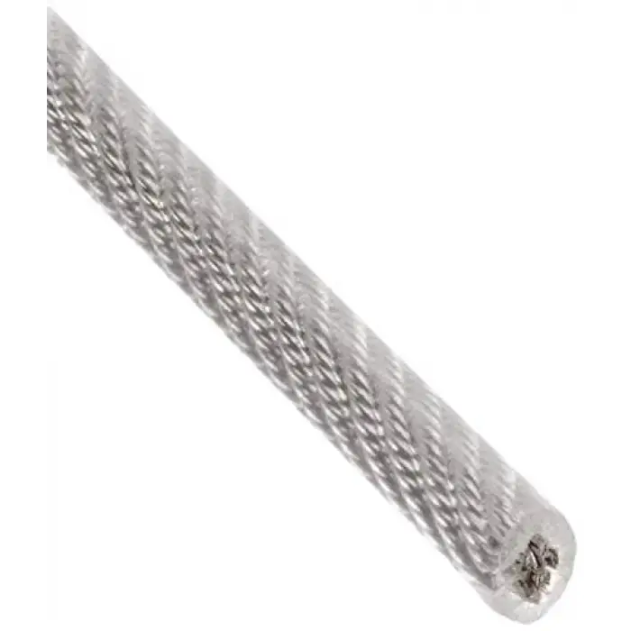 3 mm Pvc Kaplı Çelik Halat (İzoleli, İç 2 mm) 20 m