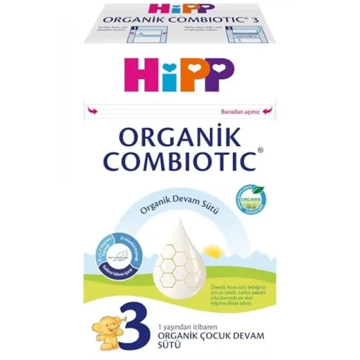 3 Organik Combiotic Devam Sütü 600 gr