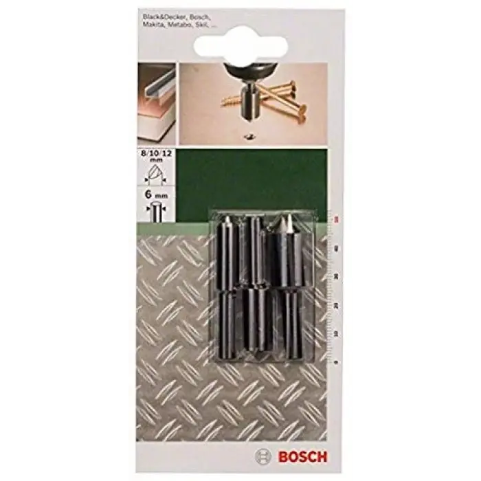 3 Parçalı Konik Havşa Seti Hss 1-Bıçak