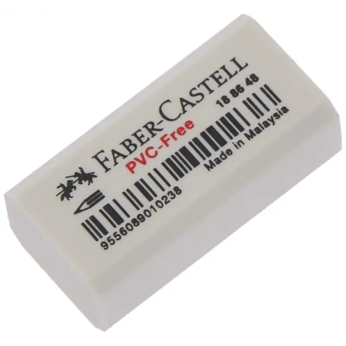 3 Plastik Silgi 7086/48 (Beyaz)