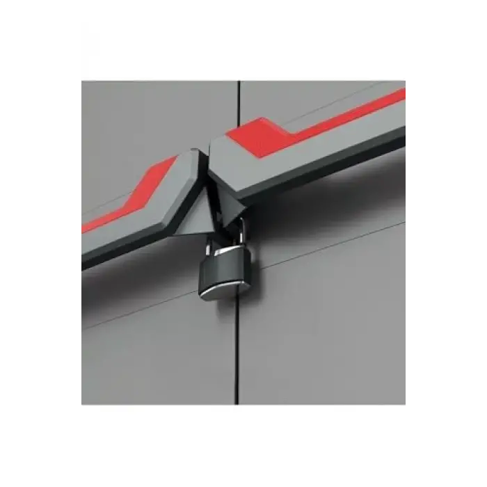 3 Raflı Gri Plastik Dolap