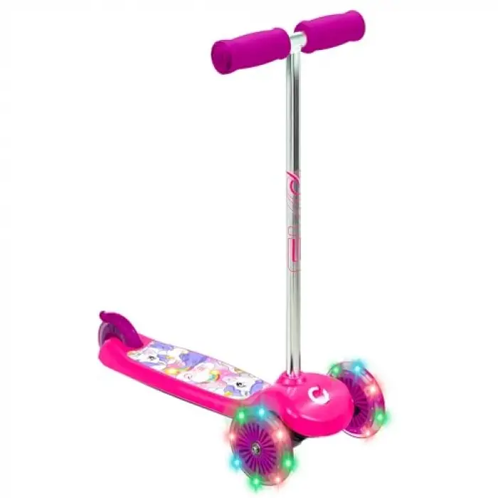 3 Tekerlekli Unicorn Işıklı Scooter