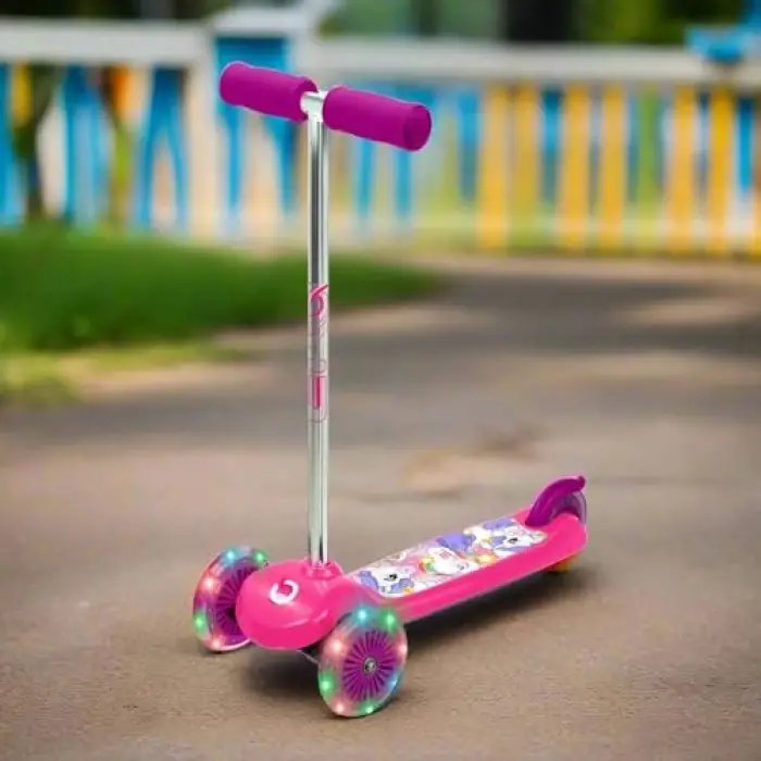 3 Tekerlekli Unicorn Işıklı Scooter