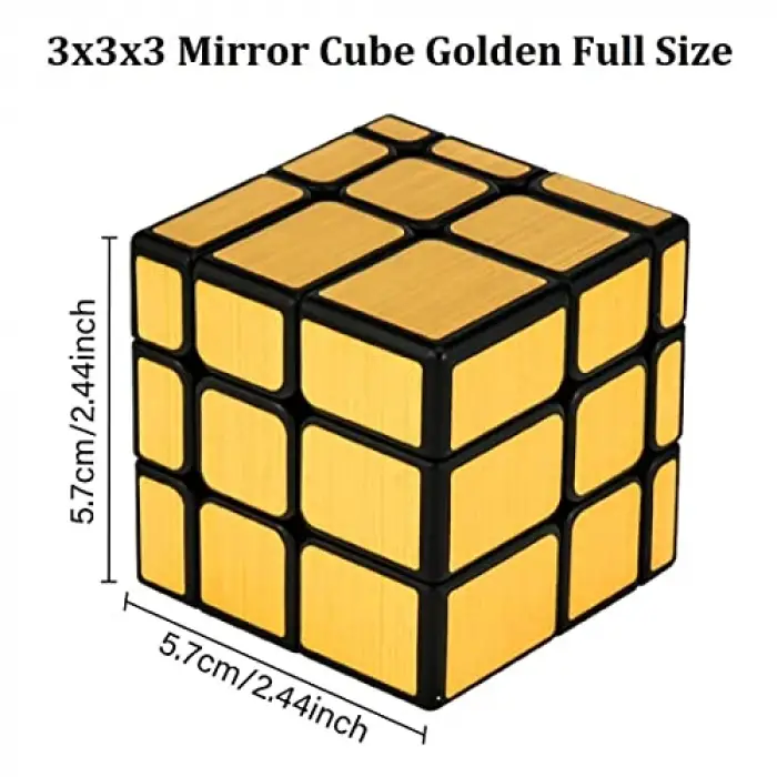 3 x 3 Gold Mirror Cube Puzzle
